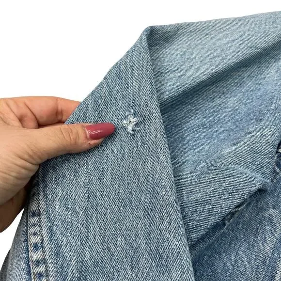 Levis Vintage 1970s Denim Trucker Jacket Type 3 III Reworked Adult XS - Picture 6 of 9